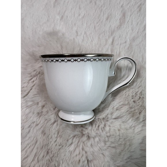 Lenox Other - Lenox 283590 Pearl Platinum Teacup, Cup, White